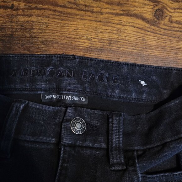 American Eagle Jeans 4 L Jegging Curvy Super Hi Rise 360 Next Level Stretch - Picture 4 of 12